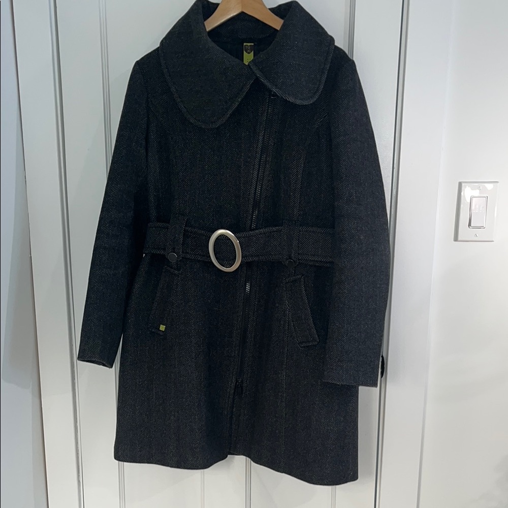 Soia & Kyo Belted Women's Wool Trench Coat